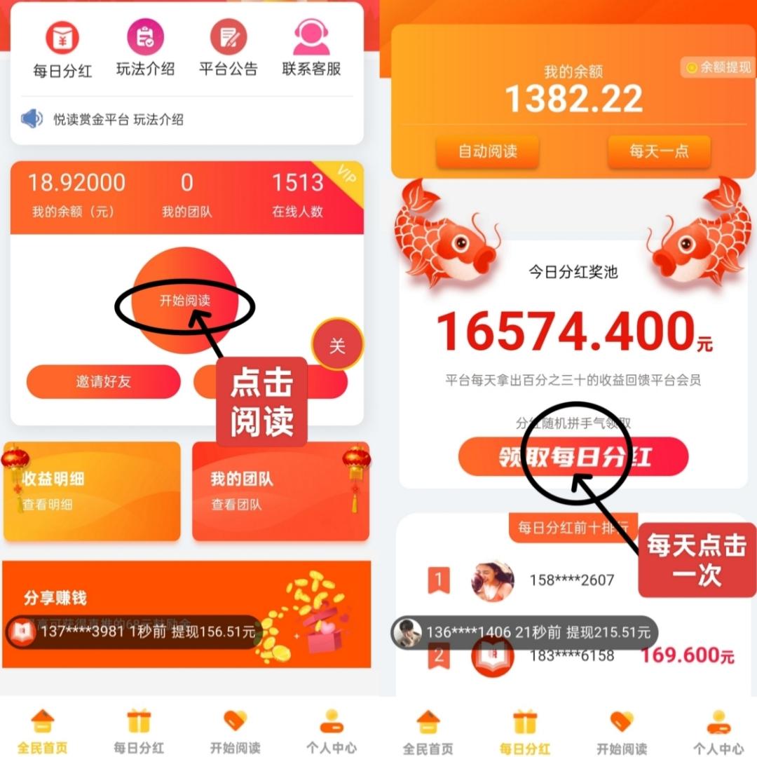 最新悦读赏金:零撸阅读文章,轻松日润三位数。(1) 最新悦读赏金:零撸阅读文章,轻松日润三位数。(1)