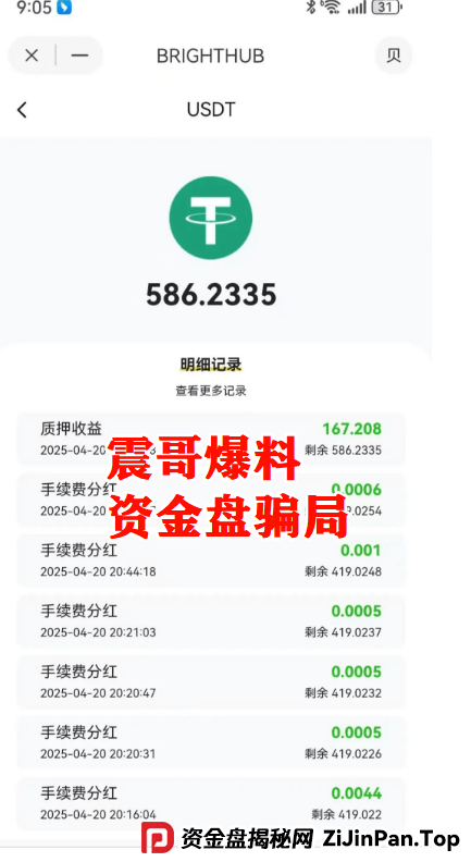 【贝虎金融】资金盘骗局：震哥揭秘高额分红陷阱，高度预警 (2)