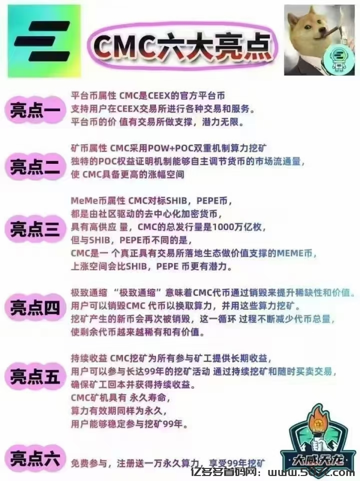 CEEX到底有啥魔力？火爆出圈首发CMC平台币注册送算力头矿期(14)
