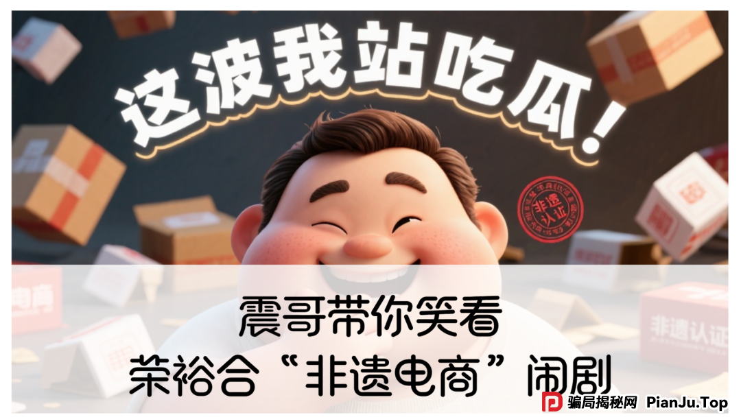 震哥带你笑看荣裕合“非遗电商”闹剧：你的钱包正在上演“非遗消失术”！(1)