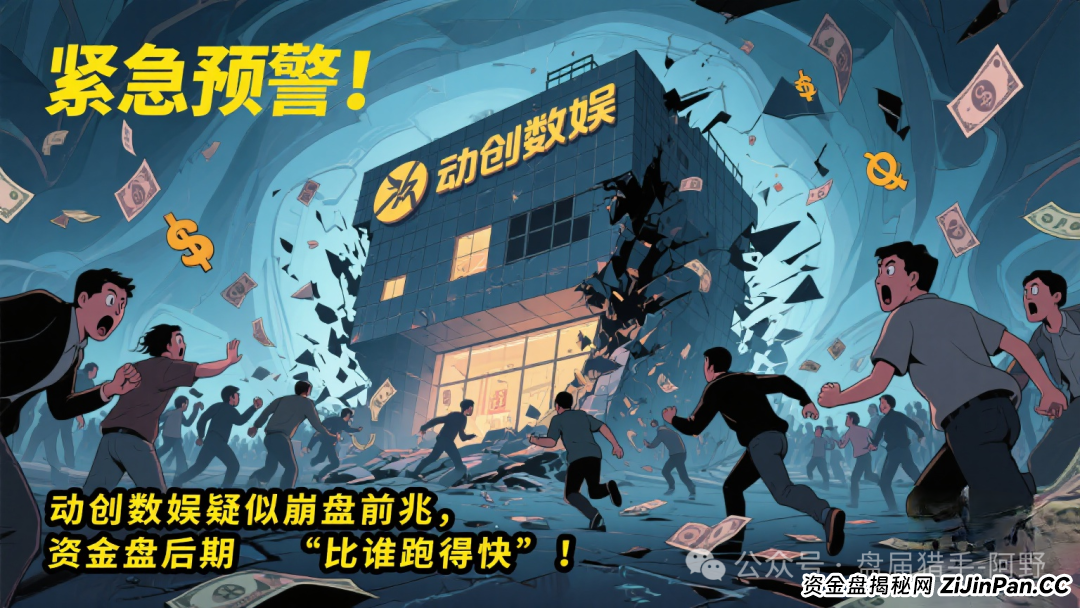 紧急预警!动创数娱疑似崩盘前兆,资金盘后期“比谁跑得快”!