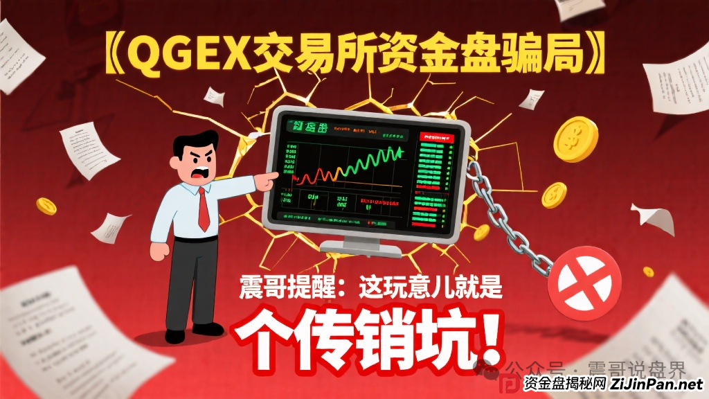 【QGEX交易所资金盘骗局】震哥提醒：这玩意儿就是个传销坑！(1)