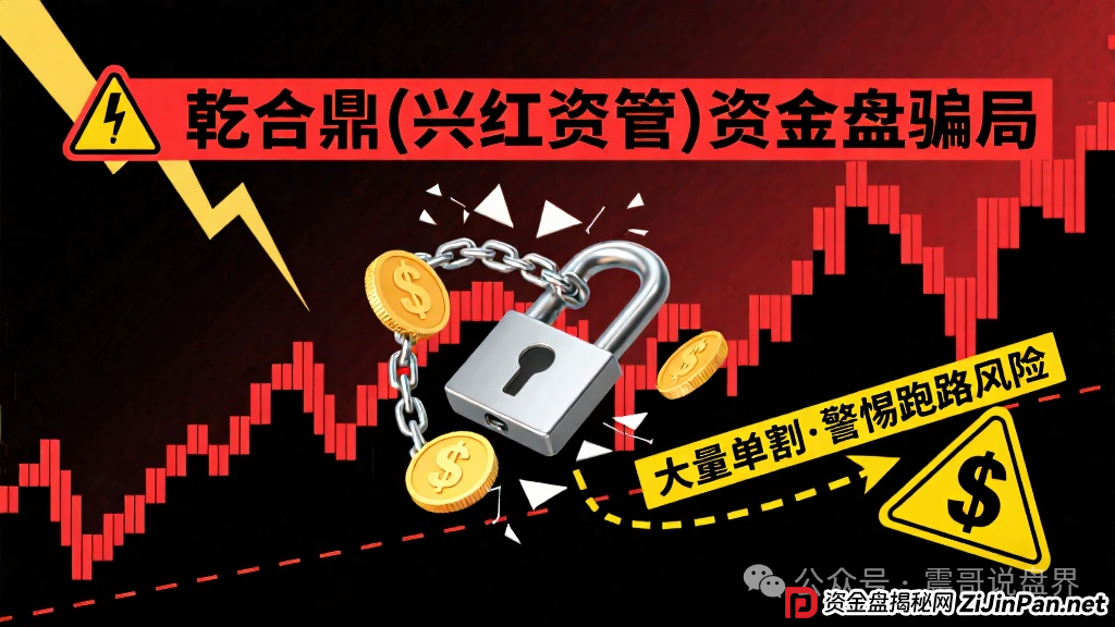 红色预警：乾合鼎(兴红资管)资金盘骗局，大量单割，警惕跑路风险(1)