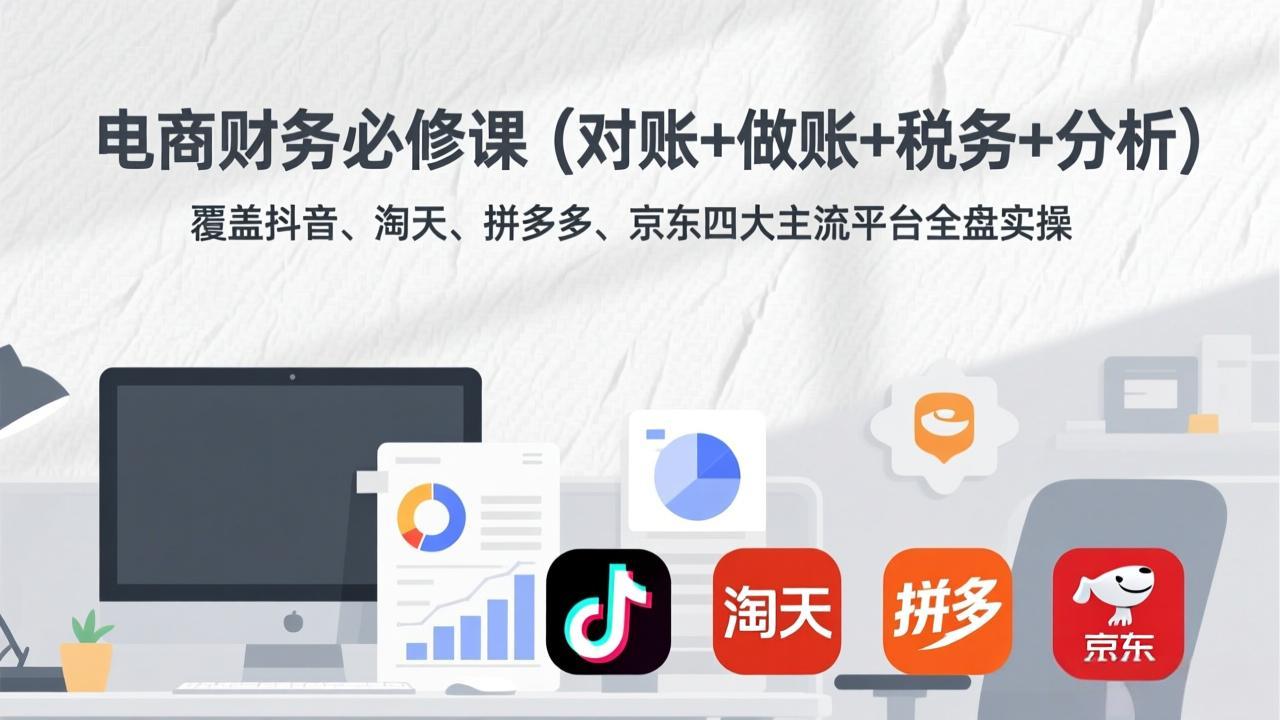 电商财务必修课(对账+做账+税务+分析)